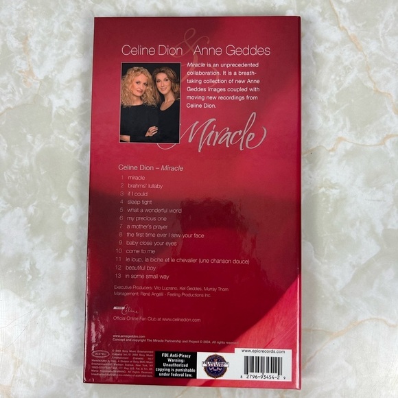 Céline Dion & Anne Geddes-Celebration of a New Life Miracle Book, CD/DVD set - Picture 2 of 5